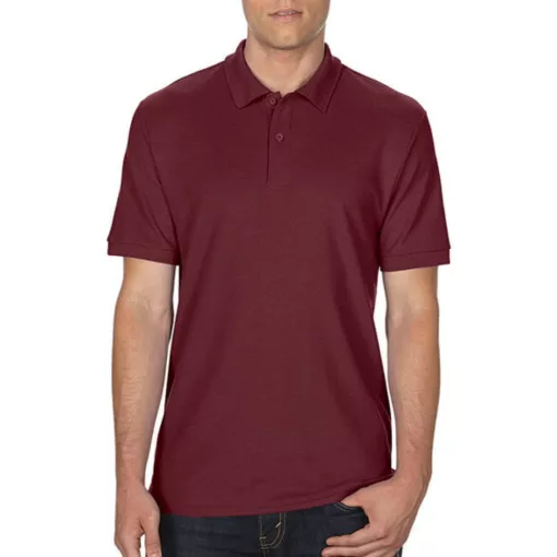 Férfi Galléros póló  Rövid ujjú Gildan DryBlend Double Piqué Polo   Maroon   urespolo.hu