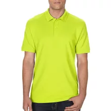 Férfi Galléros póló  Rövid ujjú Gildan DryBlend Double Piqué Polo   Safety zöld   urespolo.hu