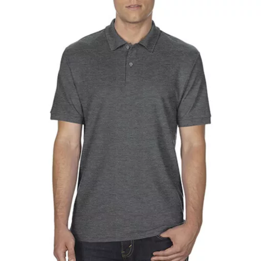 Férfi Galléros póló  Rövid ujjú Gildan DryBlend Double Piqué Polo   Safety zöld   urespolo.hu