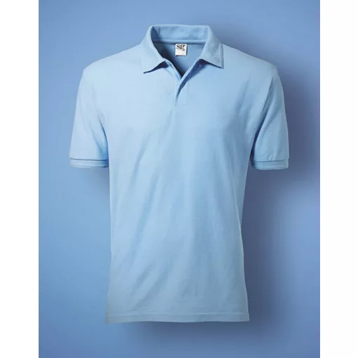 Férfi galléros póló  rövid ujjú SG Poly Cotton Polo Hamuszürke   urespolo.hu