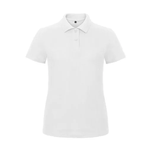 Női galléros póló  rövid ujjú B&C Ladies' Piqué Polo Shirt - PWI11   Fehér   urespolo.hu