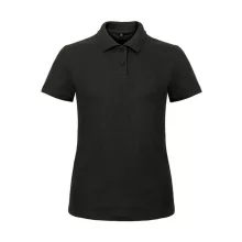 Női galléros póló  rövid ujjú B&C Ladies' Piqué Polo Shirt - PWI11   Fekete   urespolo.hu