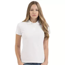 Női galléros póló  rövid ujjú B&C Ladies\' Piqué Polo Shirt - PWI11   Heather szürke   urespolo.