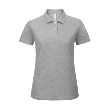 Női galléros póló  rövid ujjú B&C Ladies' Piqué Polo Shirt - PWI11   Heather szürke   urespolo.
