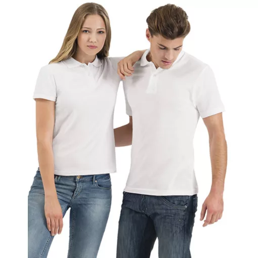 Női galléros póló  rövid ujjú B&C Ladies\' Piqué Polo Shirt - PWI11   Atoll kék   urespolo.hu
