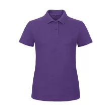 Női galléros póló  rövid ujjú B&C Ladies' Piqué Polo Shirt - PWI11   Lila   urespolo.hu