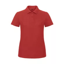 Női galléros póló  rövid ujjú B&C Ladies' Piqué Polo Shirt - PWI11   Piros   urespolo.hu
