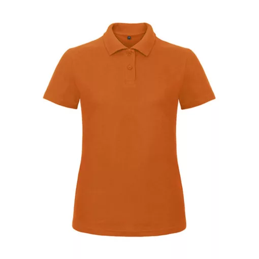 Női galléros póló  rövid ujjú B&C Ladies' Piqué Polo Shirt - PWI11   Narancssárga   urespolo.hu
