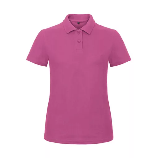 Női galléros póló  rövid ujjú B&C Ladies' Piqué Polo Shirt - PWI11   Fuchsia   urespolo.hu