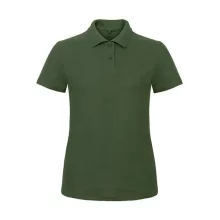 Női galléros póló  rövid ujjú B&C Ladies' Piqué Polo Shirt - PWI11   Sötétzöld   urespolo.hu