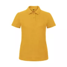 Női galléros póló  rövid ujjú B&C Ladies' Piqué Polo Shirt - PWI11   Aranysárga   urespolo.hu