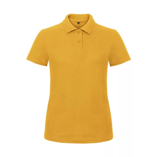 Női galléros póló  rövid ujjú B&C Ladies' Piqué Polo Shirt - PWI11   Aranysárga   urespolo.hu
