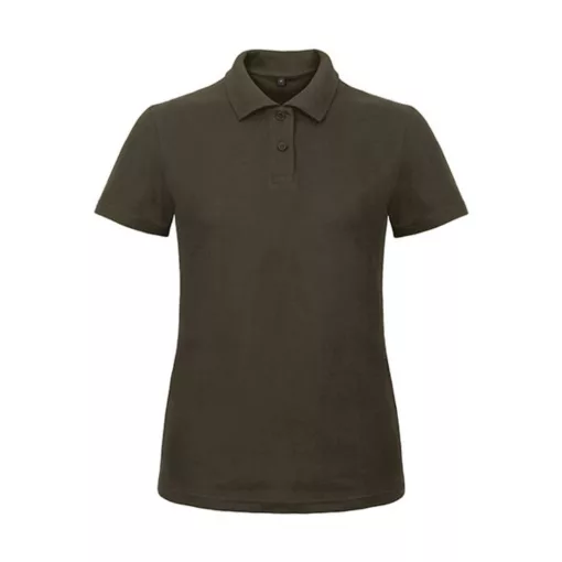 Női galléros póló  rövid ujjú B&C Ladies' Piqué Polo Shirt - PWI11   Barna   urespolo.hu