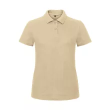 Női galléros póló  rövid ujjú B&C Ladies' Piqué Polo Shirt - PWI11   Homokbarna   urespolo.hu
