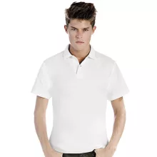Férfi galléros póló  rövid ujjú B&C Piqué Polo Shirt - PUI10 Heather szürke   urespolo.hu
