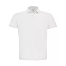 Férfi galléros póló  rövid ujjú B&C Piqué Polo Shirt - PUI10 Heather szürke   urespolo.hu