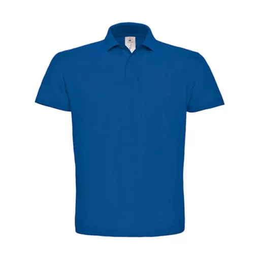 Férfi galléros póló  rövid ujjú B&C Piqué Polo Shirt - PUI10 Királykék   urespolo.hu