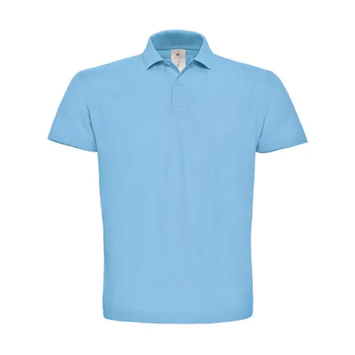 Férfi galléros póló  rövid ujjú B&C Piqué Polo Shirt - PUI10 Világos kék   urespolo.hu