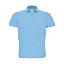 Férfi galléros póló  rövid ujjú B&C Piqué Polo Shirt - PUI10 Világos kék   urespolo.hu