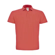 Férfi galléros póló  rövid ujjú B&C Piqué Polo Shirt - PUI10 Pixel korall   urespolo.hu