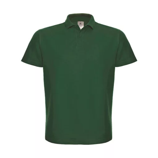 Férfi galléros póló  rövid ujjú B&C Piqué Polo Shirt - PUI10 Sötétzöld   urespolo.hu