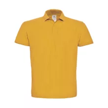 Férfi galléros póló  rövid ujjú B&C Piqué Polo Shirt - PUI10 Aranysárga   urespolo.hu
