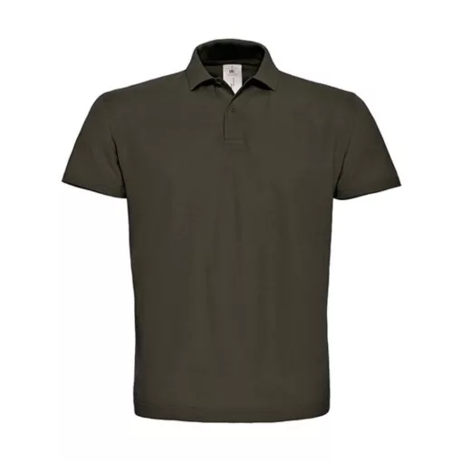 Férfi galléros póló  rövid ujjú B&C Piqué Polo Shirt - PUI10 Barna   urespolo.hu