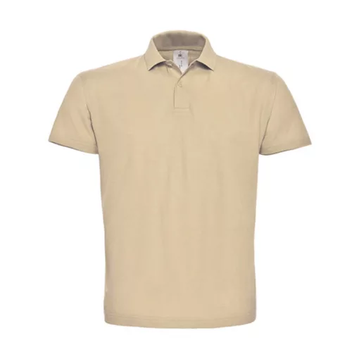 Férfi galléros póló  rövid ujjú B&C Piqué Polo Shirt - PUI10 Homokbarna   urespolo.hu