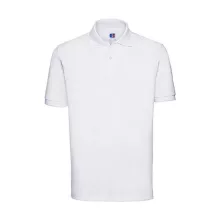 Férfi galléros póló  rövid ujjú Russell Men's Classic Cotton Polo Fehér   urespolo.hu