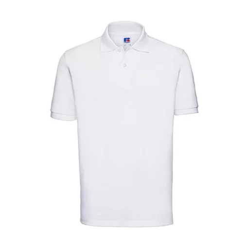 Férfi galléros póló  rövid ujjú Russell Men's Classic Cotton Polo Fehér   urespolo.hu