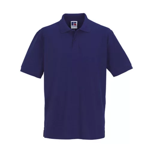 Férfi galléros póló  rövid ujjú Russell Men's Classic Cotton Polo Fehér   urespolo.hu