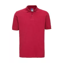 Férfi galléros póló  rövid ujjú Russell Men's Classic Cotton Polo Piros   urespolo.hu
