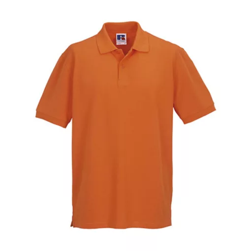 Férfi galléros póló  rövid ujjú Russell Men's Classic Cotton Polo Piros   urespolo.hu