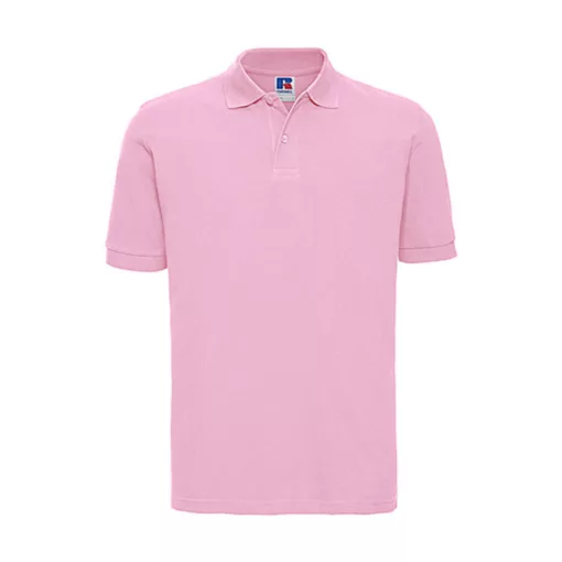 Férfi galléros póló  rövid ujjú Russell Men's Classic Cotton Polo Candy Pink   urespolo.hu