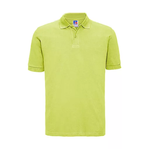 Férfi galléros póló  rövid ujjú Russell Men's Classic Cotton Polo Lime   urespolo.hu
