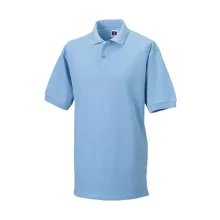 Férfi galléros póló  rövid ujjú Russell Men's Classic Cotton Polo Türkizkék   urespolo.hu