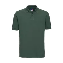 Férfi galléros póló  rövid ujjú Russell Men's Classic Cotton Polo Sötétzöld   urespolo.hu
