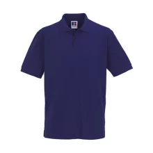 Férfi galléros póló  rövid ujjú Russell Men's Classic Cotton Polo Sötétzöld   urespolo.hu