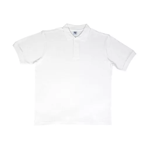 Férfi galléros póló  rövid ujjú SG Cotton Polo Fehér   urespolo.hu