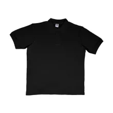 Férfi galléros póló  rövid ujjú SG Cotton Polo Fekete   urespolo.hu