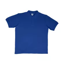 Férfi galléros póló  rövid ujjú SG Cotton Polo Király kék   urespolo.hu