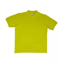 Férfi galléros póló  rövid ujjú SG Cotton Polo Lime   urespolo.hu