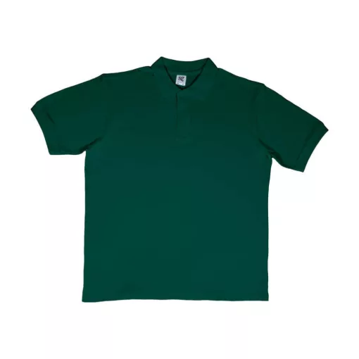 Férfi galléros póló  rövid ujjú SG Cotton Polo Sötétzöld   urespolo.hu