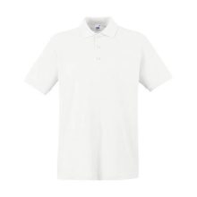 Férfi Galléros póló  Rövid ujjú Fruit of the Loom Premium Polo   Fehér   urespolo.hu