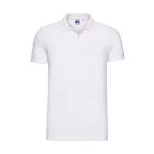 Férfi galléros póló  rövid ujjú Russell Europe Men's Stretch Polo Fehér   urespolo.hu