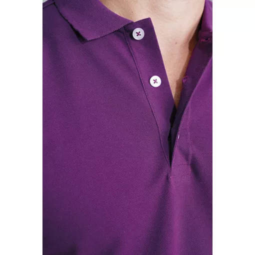 Férfi galléros póló  rövid ujjú Russell Europe Men\'s Stretch Polo Sötétkék (navy)   urespolo.hu