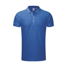 Férfi galléros póló  rövid ujjú Russell Europe Men\'s Stretch Polo Világos királykék   urespolo.