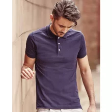 Férfi galléros póló  rövid ujjú Russell Europe Men\'s Stretch Polo Azur kék   urespolo.hu