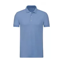 Férfi rövid ujjú galléros póló Russell Europe Men's Fitted Stretch Polo S, Ég kék