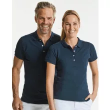 Férfi rövid ujjú galléros póló Russell Europe Men\'s Fitted Stretch Polo 2XL, Ultra Lila